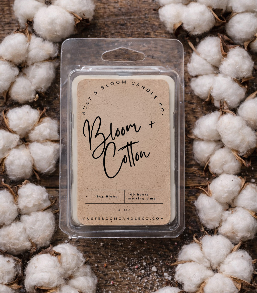 Bloom & Cotton Wax Bar 3 oz