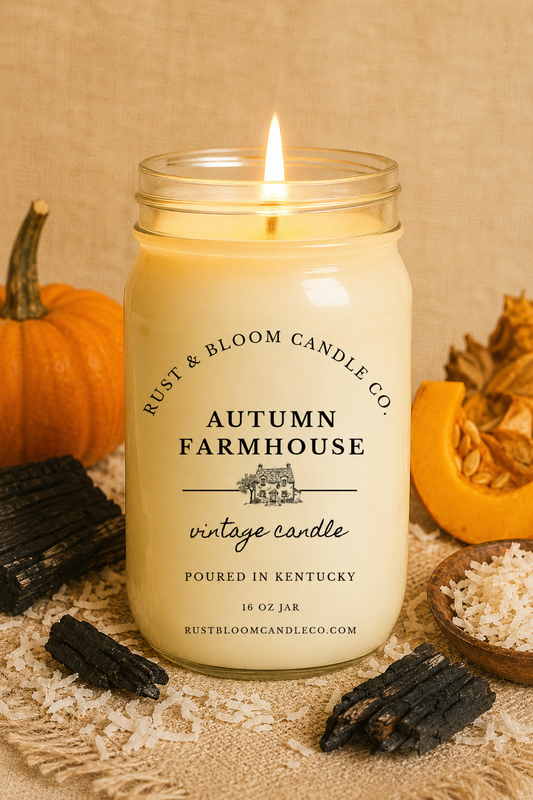 Autumn Farmhouse 16 Oz Soy Candle