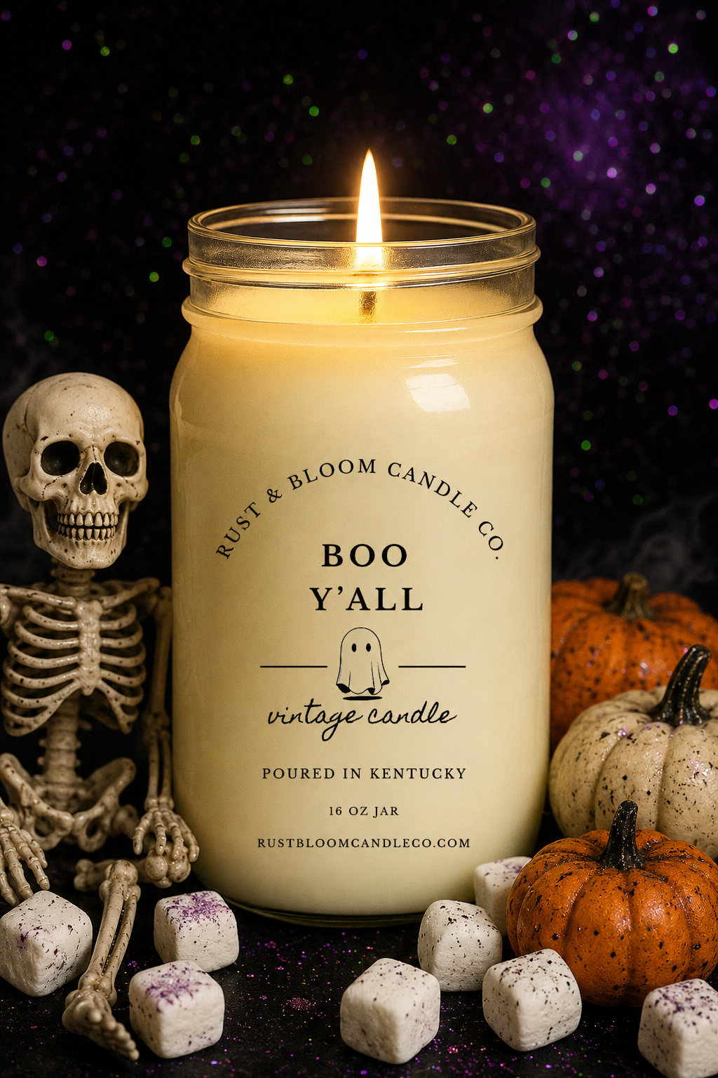 Boo Y'all 16 Oz Soy Candle