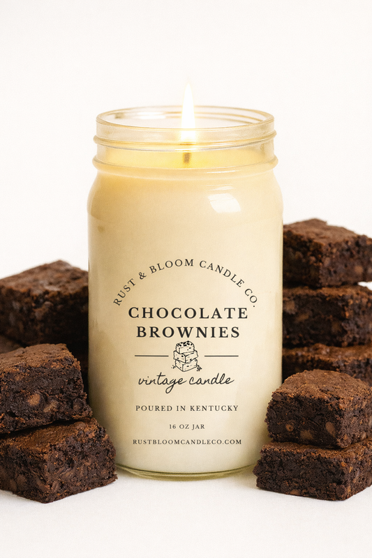 Chocolate Brownies 16 Oz Soy Candle
