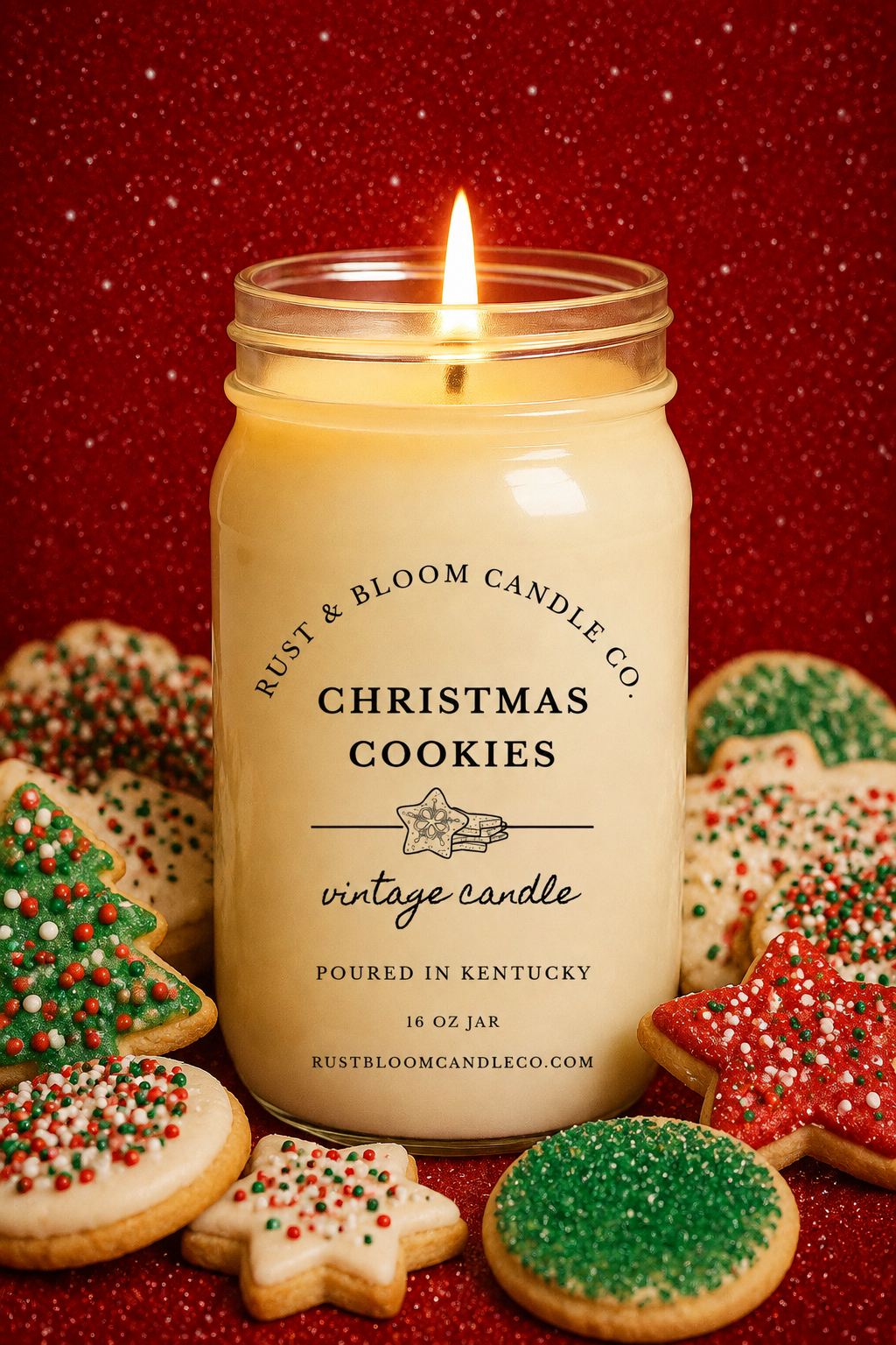 Christmas Cookies 16 Oz Soy Candle