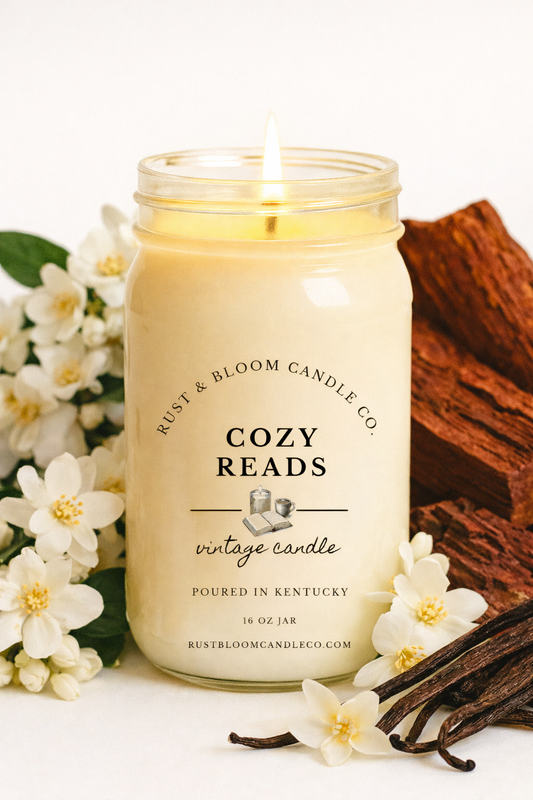 Cozy Reads 16 Oz Soy Candle