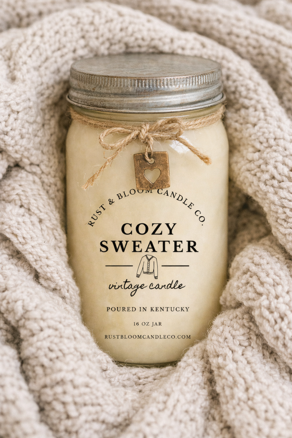 Cozy Sweater 16 Oz Candle