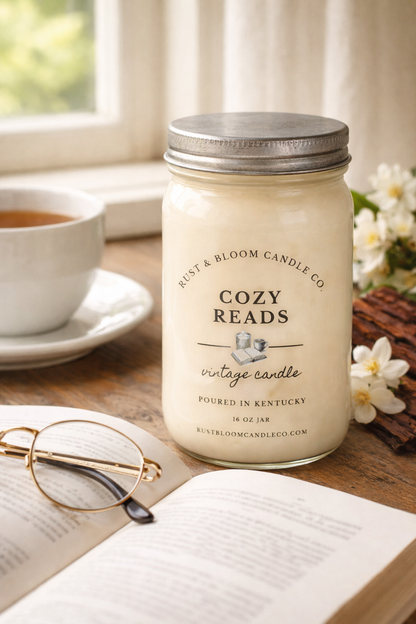 Cozy Reads 16 Oz Soy Candle