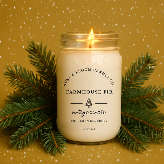 Farmhouse Fir 16 Oz Soy Candle