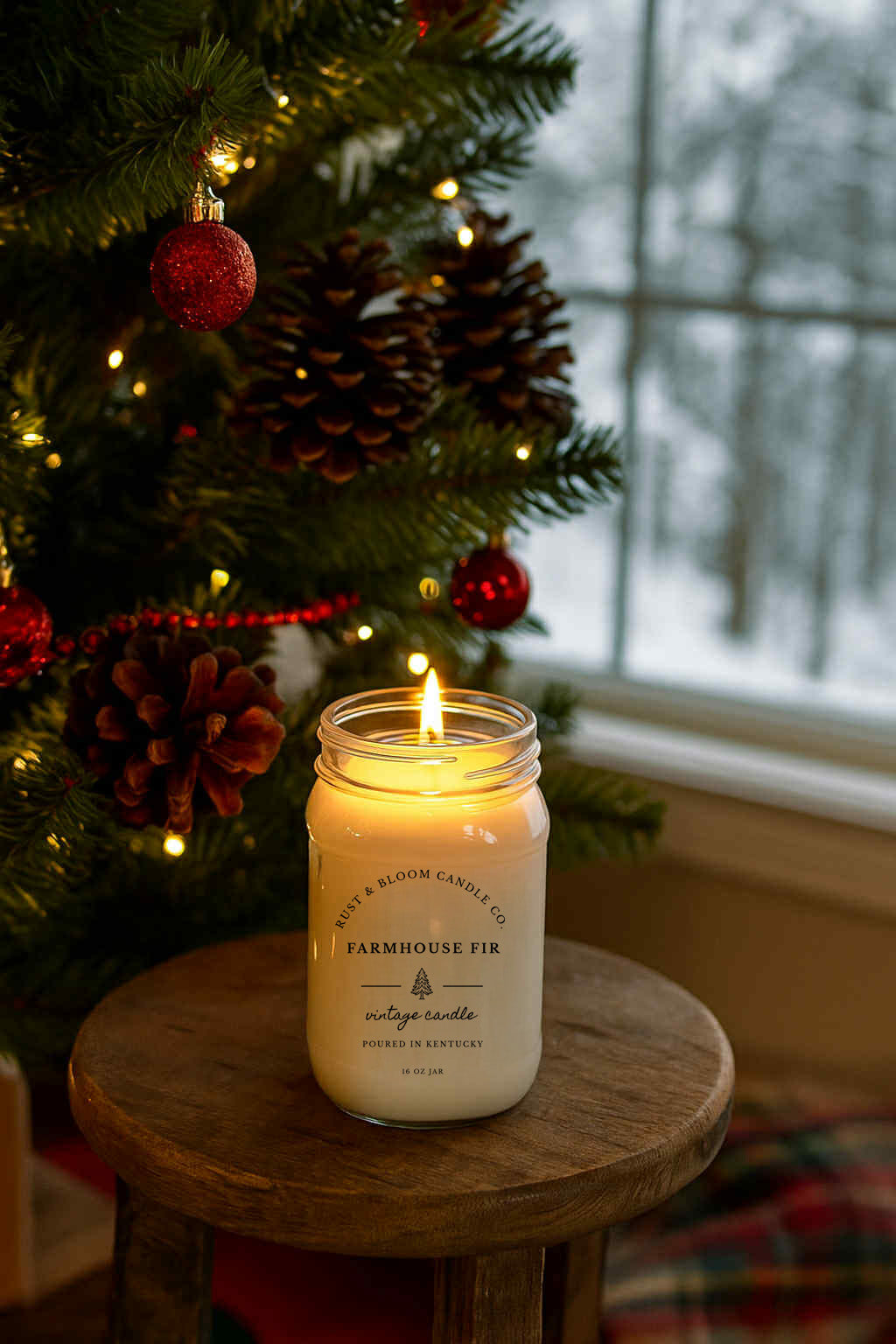 Farmhouse Fir 16 Oz Candle