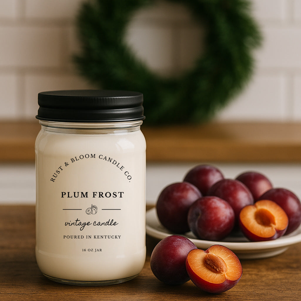 Plum Frost 16 Oz Candle