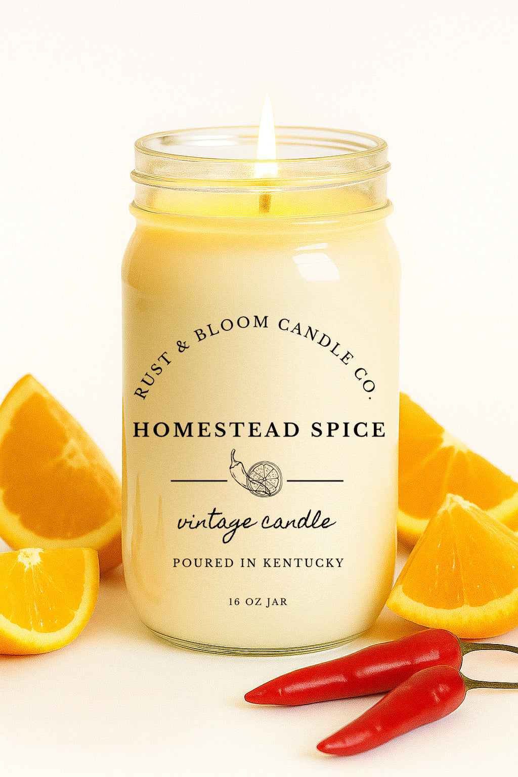 Homestead Spice 16 Oz Candle