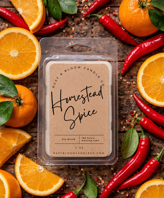 Homestead Spice Wax Bar 3 oz