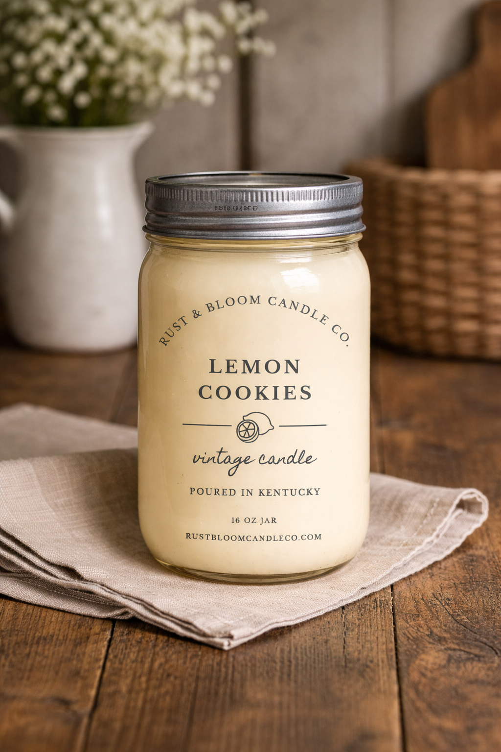 Lemon Cookies 16 oz Candle