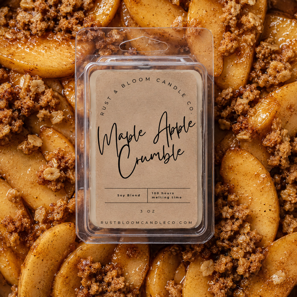 Maple Apple Crumble Wax Bar 3 Oz