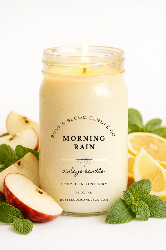 Morning Rain 16 Oz Soy Candle