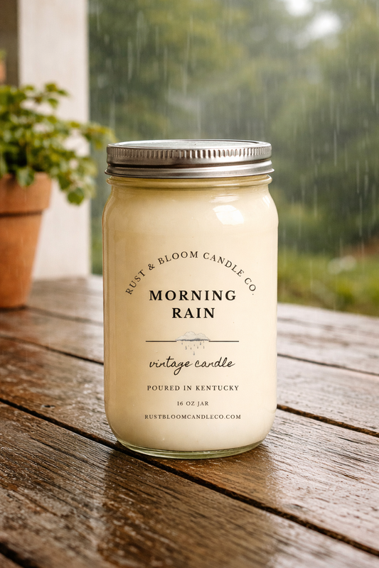 Morning Rain 16 Oz Soy Candle