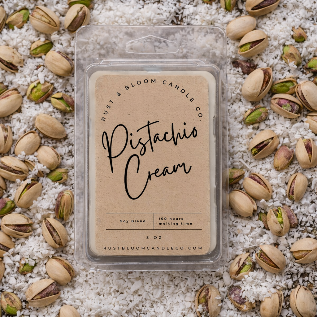 Pistachio Cream Wax Bar 3 Oz