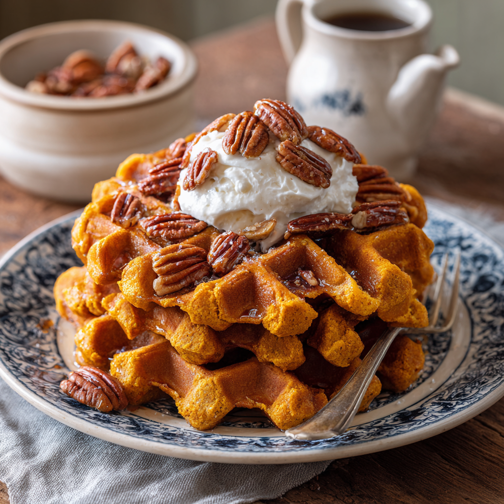 Pumpkin Pecan Waffles 16 Oz Soy Candle