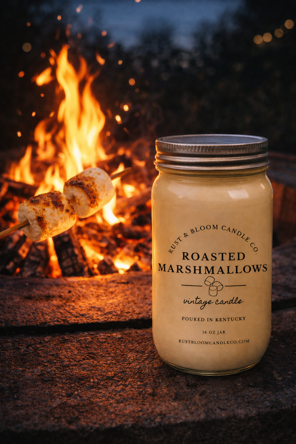 Roasted Marshmallows 16 Oz Soy Candle