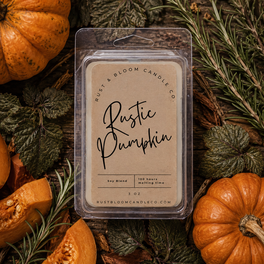 Rustic Pumpkin Wax Bar 3 Oz