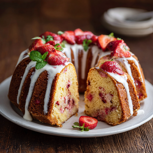 Strawberry Pound Cake 16 Oz Candle